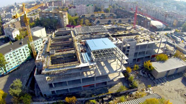 ІБК Центробуд | монолітно-каркасні роботи | ТРЦ “Podil Mall”