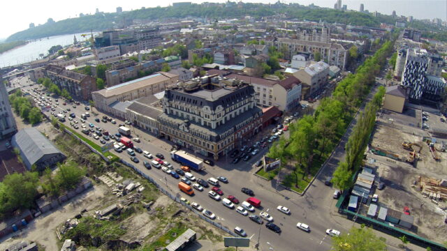 ІБК Центробуд | монолітно-каркасні роботи | Офісний центр на вул. Верхній Вал, 68